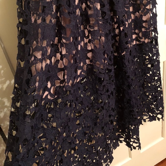NWT Navy Lace Dress - Picture 4 of 7